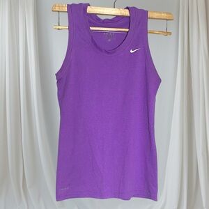 Nike Dri-fit Women's Vibrant Purple Tank Top